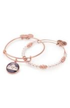Women's Alex And Ani Queen's Crown Set Of 2 Adjustable Wire Bangles