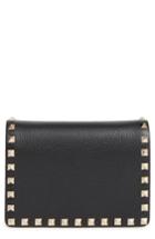 Women's Valentino Garavani Rockstud Leather Wallet On A Chain -