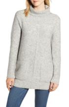 Women's Barbour Malvern Roll Collar Sweater Us / 8 Uk - Grey