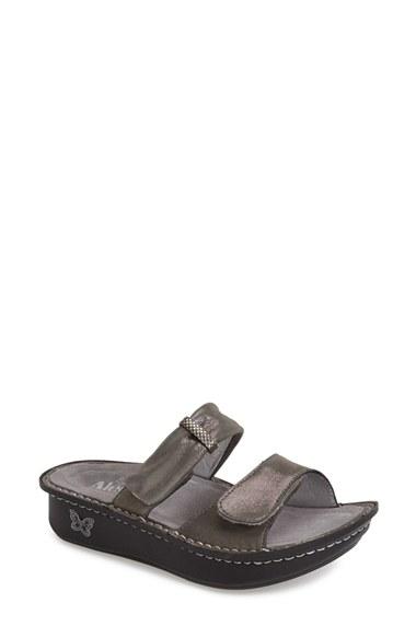 Women's Alegria 'karmen' Sandal -6.5us / 36eu - Metallic