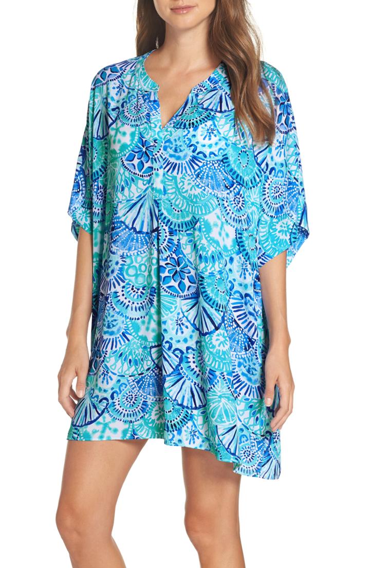 Women's Lilly Pulitzer Leland Cover-up Dress - Blue