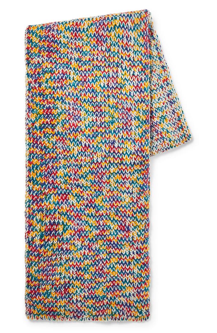 Men's Topman Twist Knit Scarf, Size - Yellow