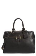 Sole Society Zypa Faux Leather Weekend Bag - Black