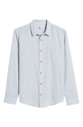 Men's The Rail Long Sleeve Color Nep Shirt - Blue