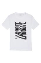 Men's Lacoste Vertical Graphic T-shirt (m) - White