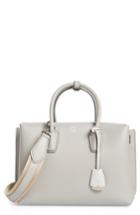 Mcm Medium Milla Leather Tote - Grey