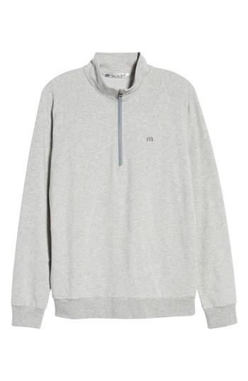 Men's Travis Mathew 'strange Love' Trim Fit Wrinkle Resistant Quarter Zip Jacket