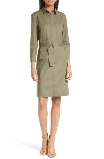 Women's Boss Dashiri Belted Shirtdress