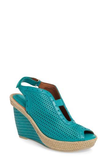 Women's L'amour Des Pieds Isandro Sandal .5 M - Blue/green