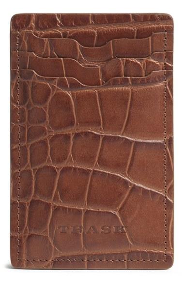 Men's Trask 'jackson' Money Clip Wallet -