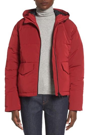 Women's Everlane The Short Puffer Jacket - Red