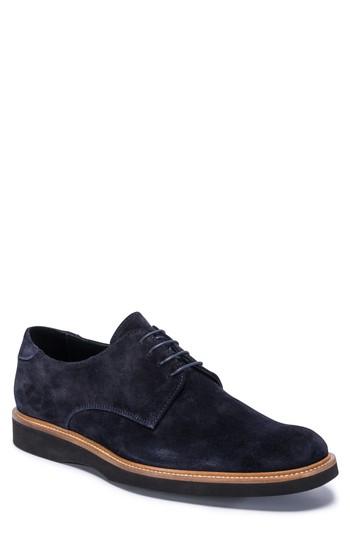 Men's Bugatchi Siena Plain Toe Derby M - Blue