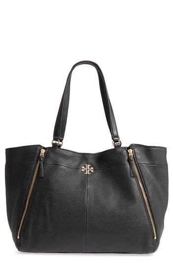 Tory Burch Ivy Leather Tote - Black