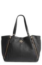 Tory Burch Ivy Leather Tote - Black