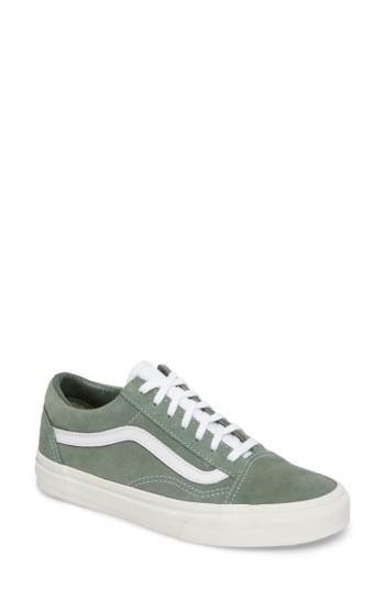 Women's Vans Old Skool Sneaker .5 M - Green
