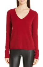 Women's Atm Anthony Thomas Melillo Cashmere V-neck Sweater - Red