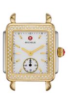Women's Michele Deco 16 Diamond Two-tone Watch Case, 29mm X 31mm