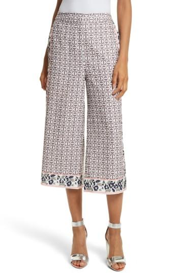 Women's Ted Baker London Kalid Wide Leg Ankle Pants - Grey