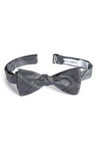 Men's Calibrate Silves Stone Plaid Bow Tie, Size - Orange