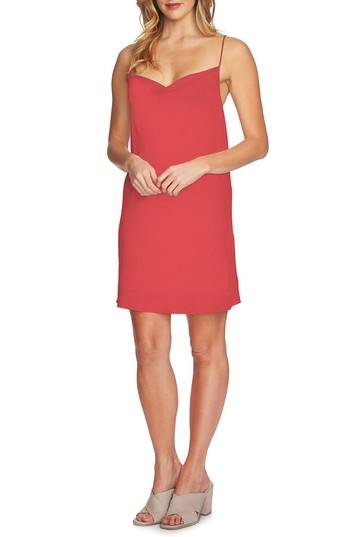 Women's 1.state Cowl Neck Slipdress, Size - Coral