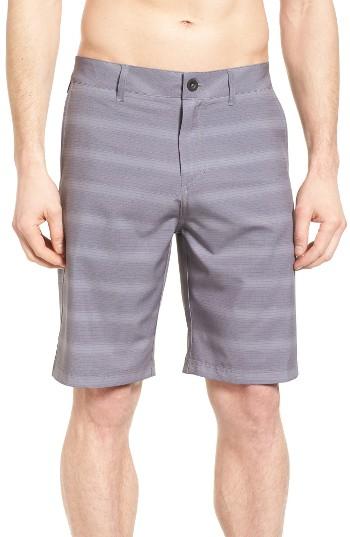 Men's Quiksilver Lines Amphibian Hybrid Shorts - Black