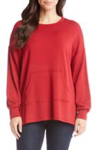 Women's Karen Kane Pocket Sweatshirt - Red