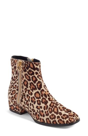 Women's Joie Rubee Double Zip Genuine Calf Hair Bootie .5us / 35.5eu - Brown