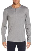 Men's Calibrate Refined Cotton Henley - Grey