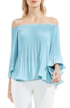 Women's Vince Camuto Off The Shoulder Plisse Blouse