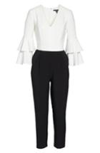 Women's Maggy London Colorblock Jumpsuit - Ivory