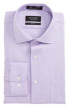 Men's Nordstrom Men's Shop Smartcare(tm) Trim Fit Oxford Dress Shirt - 32/33 - Purple
