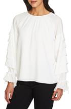Women's 1.state Tiered Sleeve Top - White