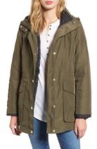 Women's London Fog Hooded 3-in-1 Anorak - Black