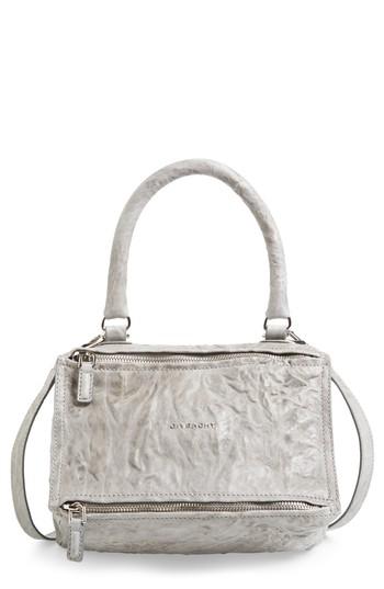 Givenchy 'small Pepe Pandora' Leather Shoulder Bag - Yellow