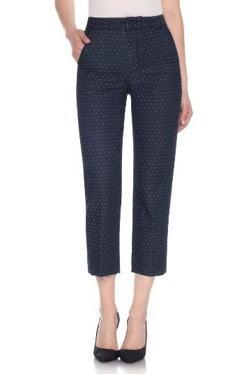 Women's Joe's Carlita High Waist Raw Hem Crop Denim Pants - Blue