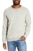 Men's Billy Reid Quilted Crewneck Sweatshirt - Grey