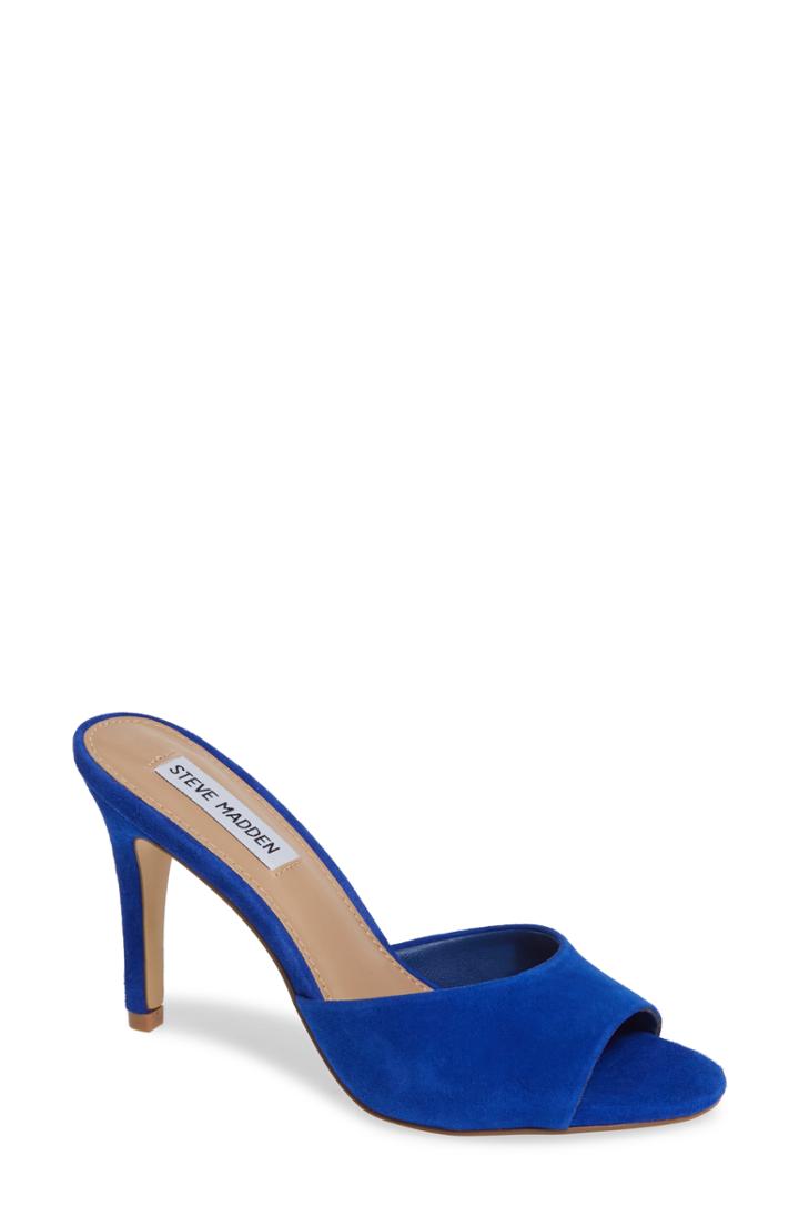 Women's Steve Madden Erin Sandal .5 M - Blue