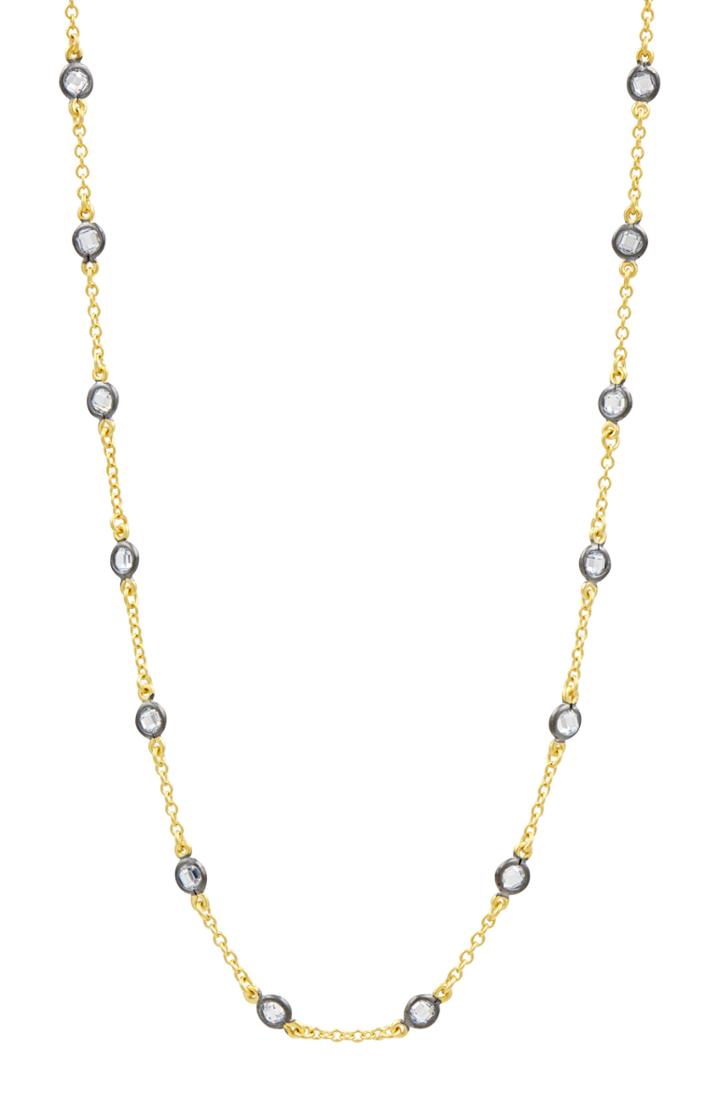 Women's Freida Rothman Color Theory Mini Bezel Stone Necklace