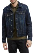 Men's True Religion Brand Jeans Danny Denim Jacket, Size - Blue