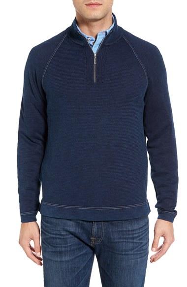 Men's Tommy Bahama Saltwater Tide Half Zip Pullover