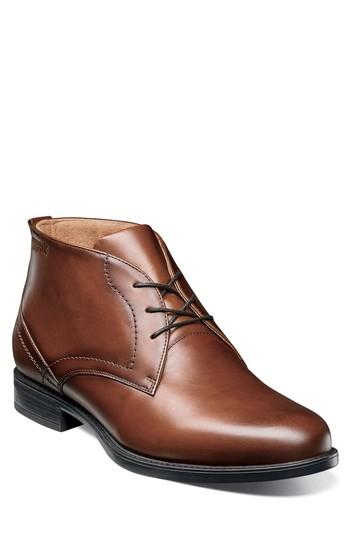 Men's Florsheim Midtown Waterproof Chukka Boot D - Brown