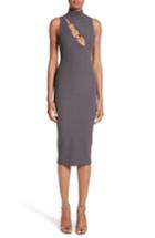 Women's Cushnie Et Ochs Alsia Cutout Knit Dress - Grey