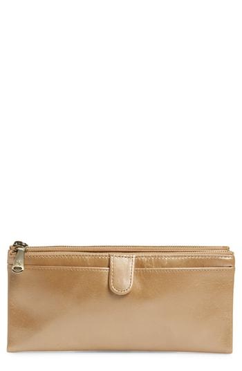Women's Hobo Taylor Glazed Wallet - Metallic