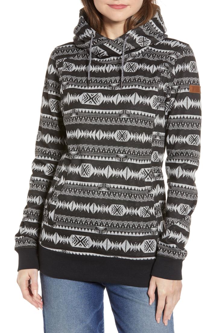 Women's Roxy Dipsy Fleece Hoodie - Pink