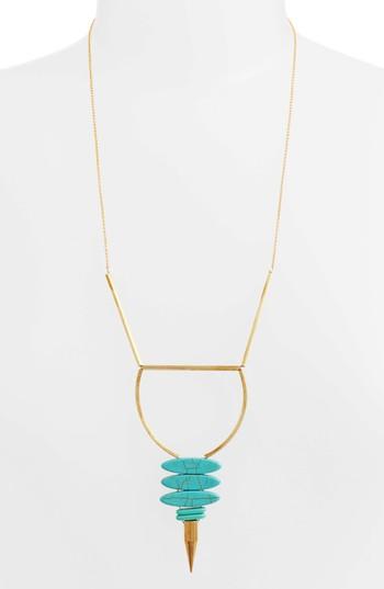 Women's David Aubrey Turquoise Spike Necklace