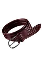 Men's Anderson's Stretch Leather Belt - Oxblood