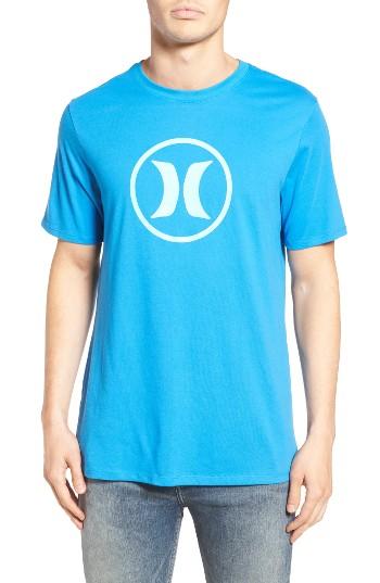 Men's Hurley Circle Icon Dri-fit T-shirt, Size - Blue