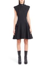 Women's Alexander Mcqueen Military Dress Us / 38 It - Black