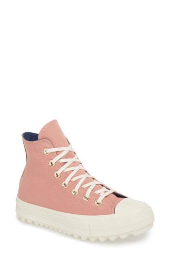 Women's Converse Chuck Taylor All Star Ripple High Top Sneaker M - Pink