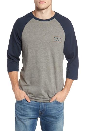 Men's Billabong Die Cut Logo T-shirt - Grey